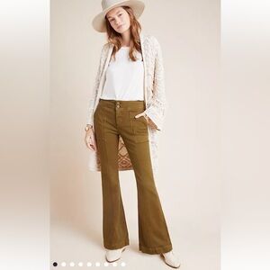 Anthropologie Pilcro High-Rise Utility Bootcut Jeans